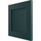 Ekena Millwork 12"W x 12"H True Fit PVC Flat Panel Shutters Sample, Thermal Green SAMPLE-TFPFPFG - alternate 3